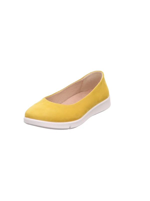Legero Women's Lucca Closed Ballet Flats, Sunshine Yellow 6200, 8 UK