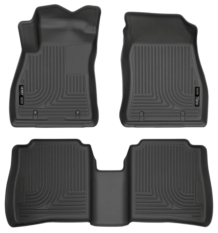 Husky Liners 95631 Fits 2014-19 Nissan Sentra One Weatherbeater Front & 2nd Seat Floor Mats