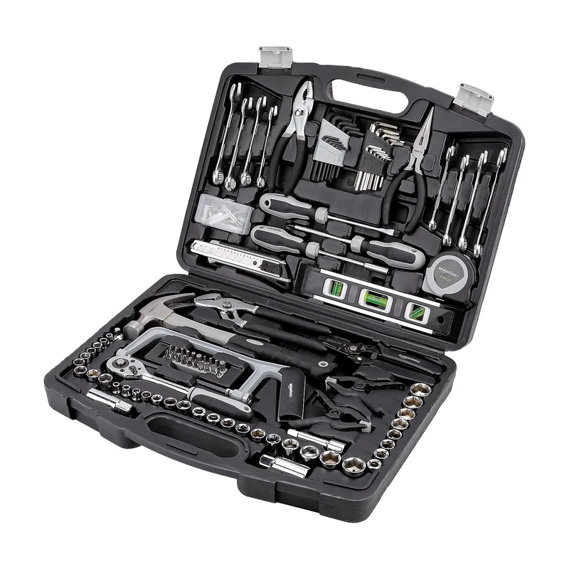 Amazon Basics 173-Piece General Household Hand Tool Set