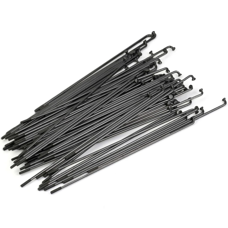 Sapim Leader Plain 14 Gague Spoke, Black, 298mm
