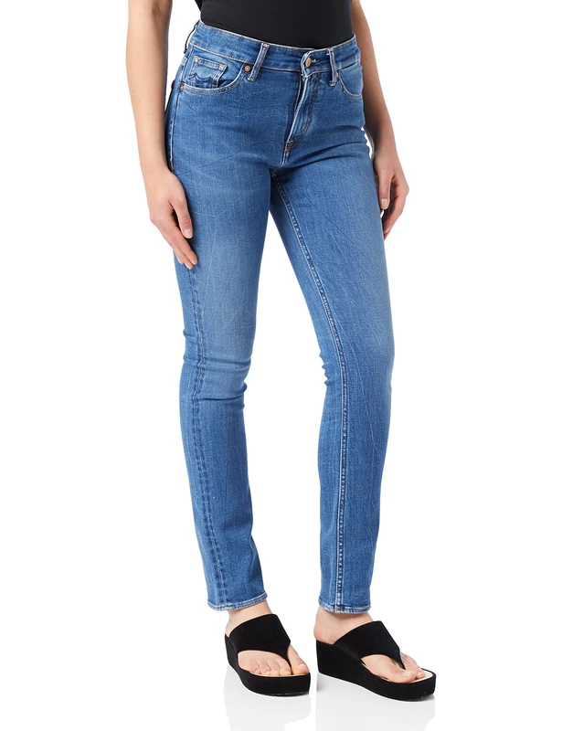 Kings of Indigo Women's EMI Straight Jeans, Blue (Myla Sky Light Blue 5033), No Aplica (Size: 26/30)