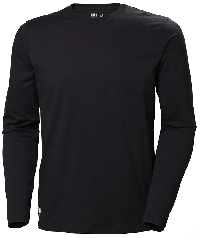 Helly Hansen Workwear Men's Classic Longsleeve, Black, 4XL
