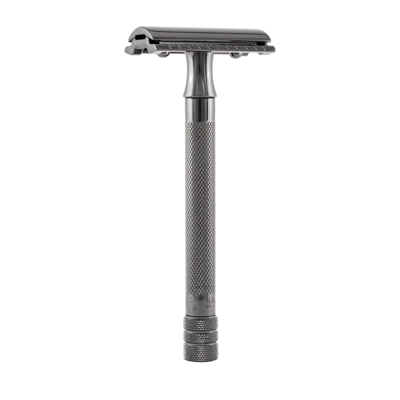 Merkur 23B Long Handle Safety Razor - Black - No Blades Included