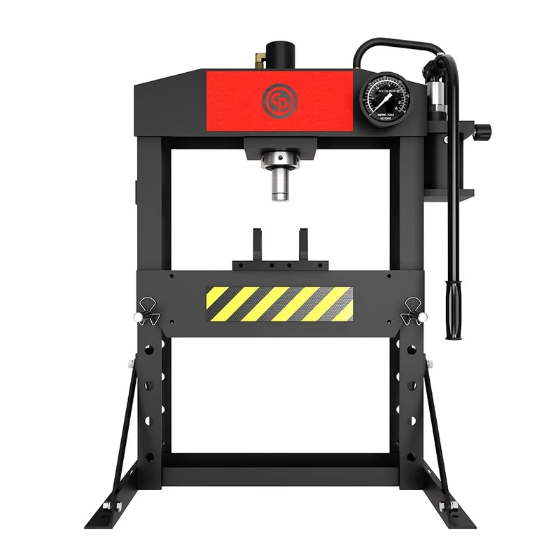 Chicago Pneumatic CP86150 Hydraulic Workshop Press: Durable, Efficient, and Versatile for Vehicle Service Professionals, Red