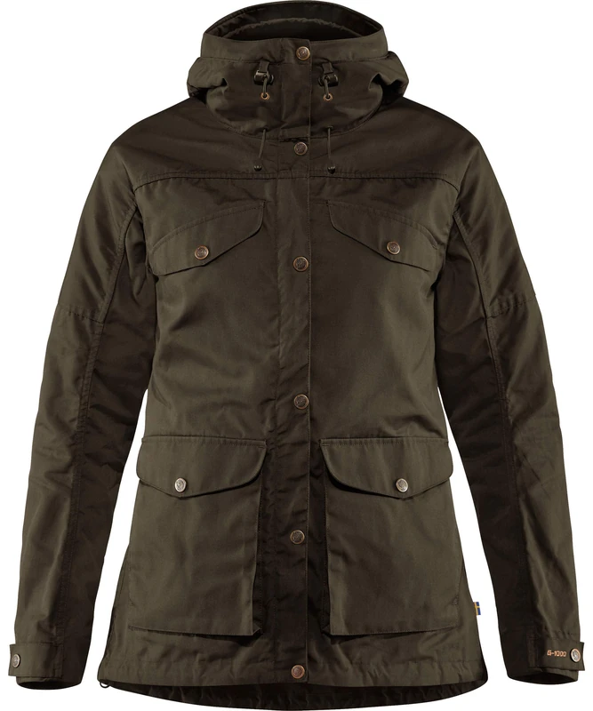 FJALLRAVEN Women's Vidda Pro W Jacket, Dark Olive, L UK