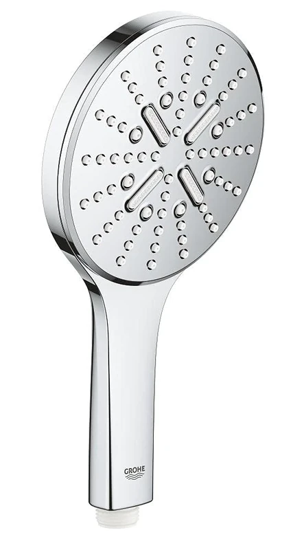 GROHE Rainshower 130 Smartactive Hand Shower 130mm Shower Head with 3 Sprays Chrome Finish Made In Germany 26544000