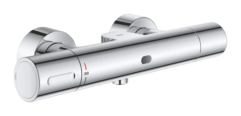 GROHE Eurosmart Ce Infra-Red Electronic Shower Mixer with Thermostatic Temperature Control Chrome 36457000