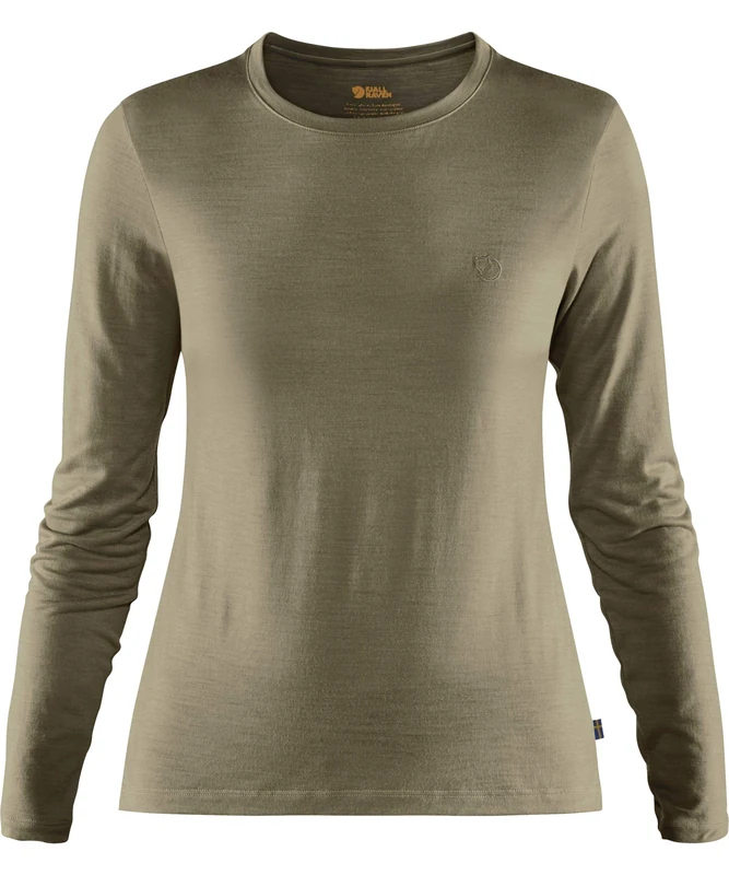 FJALLRAVEN F84102-622 Abisko Wool LS W Light Olive XL