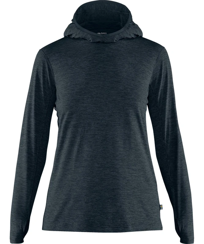 FJALLRAVEN F84108-555 Abisko Sun-hoodie W Dark Navy S