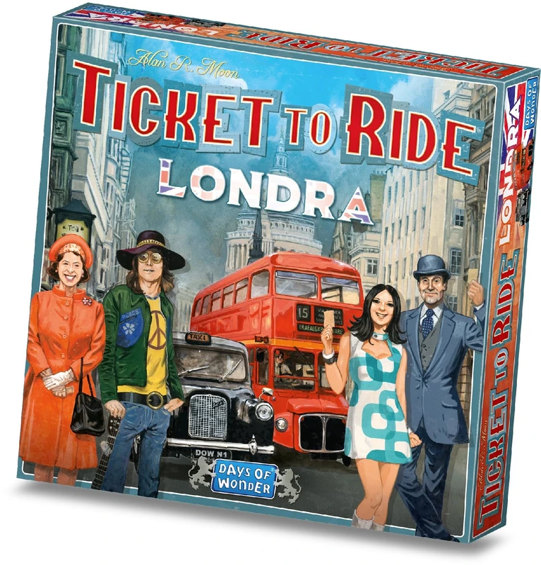 Asmodee - Ticket to Ride London Board Game Entirely in Italian, Single, 8514