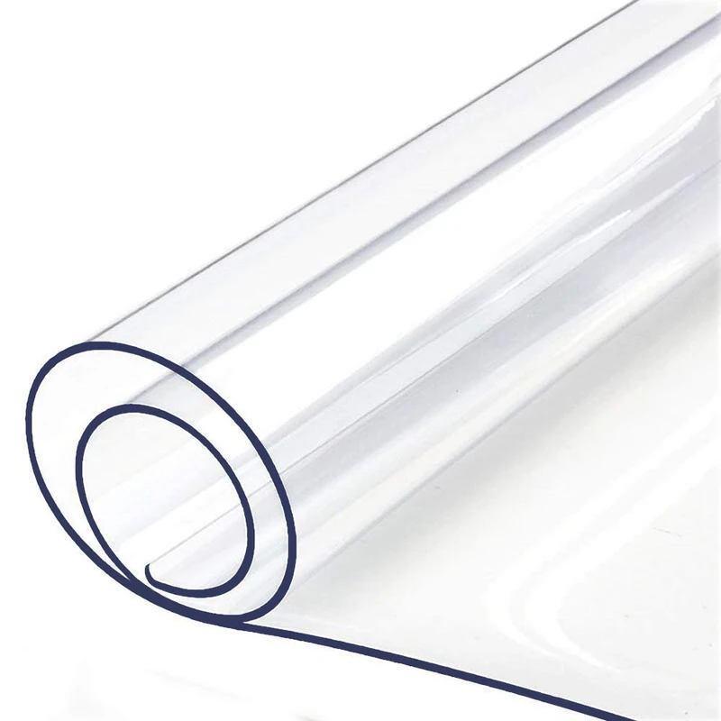 Clear Plastic Table Protector Rectangle Thick Wipeable Clear Vinyl Tablecloth Furniture PVC Protective Desktop Liner Cover Waterproof Dining Tabletop Protection Desk Blotter Mat Pad 40 X 80 Inches