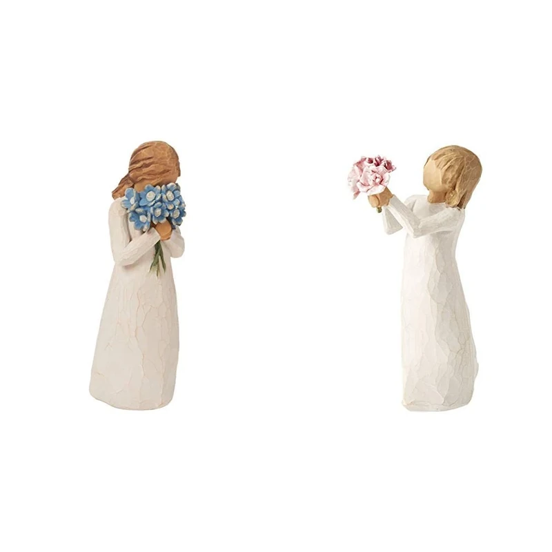 Willow Tree Forget Me Not Figurine & Tree Thank You Figurine