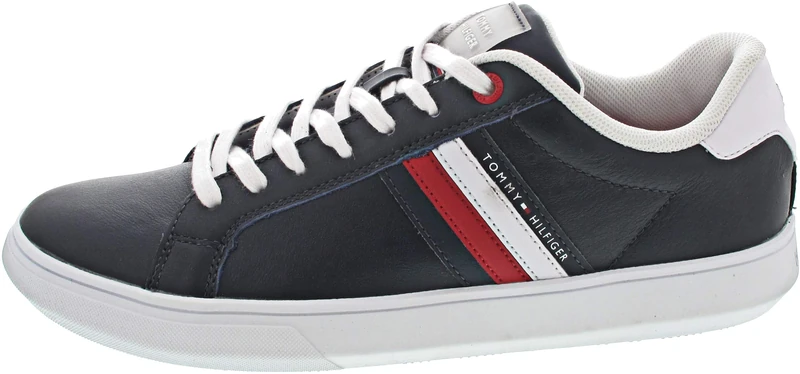 Tommy Hilfiger FM0FM02668 Men’s Low-Top Sneakers, Blue (Desert Sky Dw5), 6.5 UK