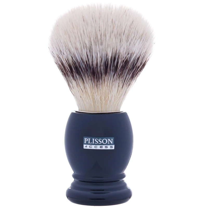 Plesson Shaving Brush Size 12 Pearl Grey/White Fibre