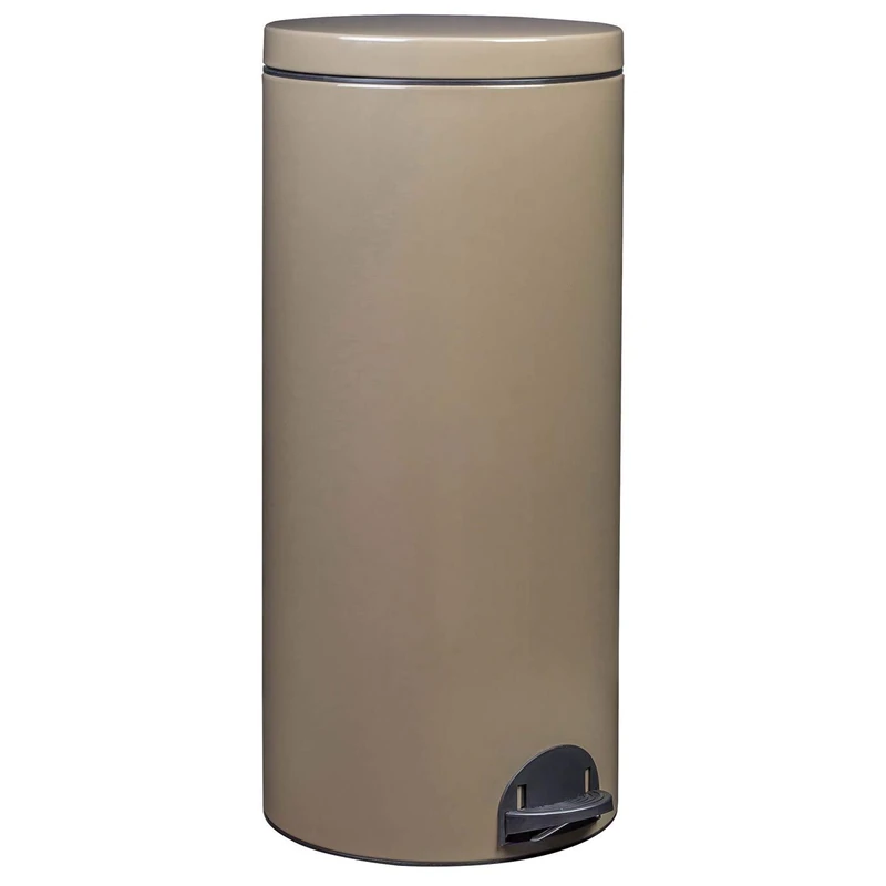 Rossignol Sania Waste Bin, Metal, Taupe, One Size