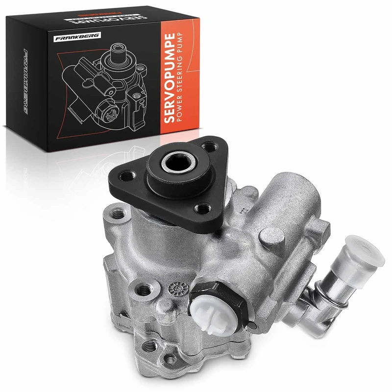 Frankberg Power Steering Pump Compatible with A4 8E2 B6 8EC B7 1.9L-2.0L 2000-2008 A4 Avant 8E5 B6 8ED B7 1.9L-2.0L 2001-2008 Exeo 3R2 3R5 2.0L 2008-2018 Diesel Replace# 8E0145155N