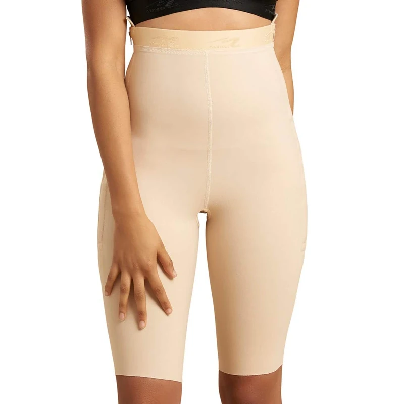 High-Waist Girdle - Short Length - Style No. LGS, Beige, XS