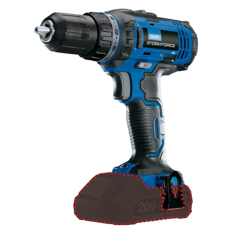 Draper 89524 Storm Force® 20V Drill Driver - Bare
