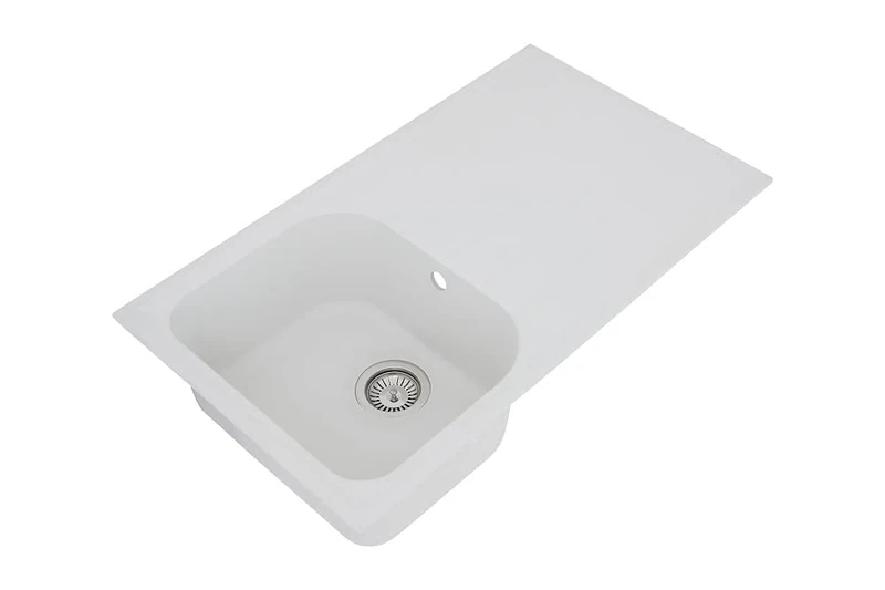 respekta by Schock ORLANDO86X50W Sink, White, 86 cm
