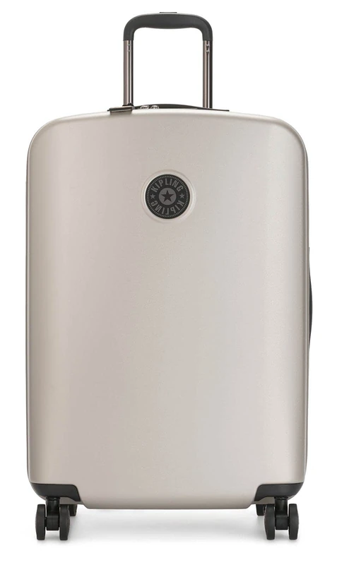 Kipling CURIOSITY M Hand Luggage, 68 cm, 81 liters, Silver (Metallic Glow)