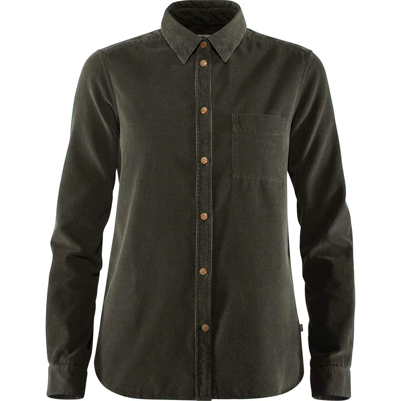 FJALLRAVEN F89830-662 Övik Cord Shirt W Deep Forest L