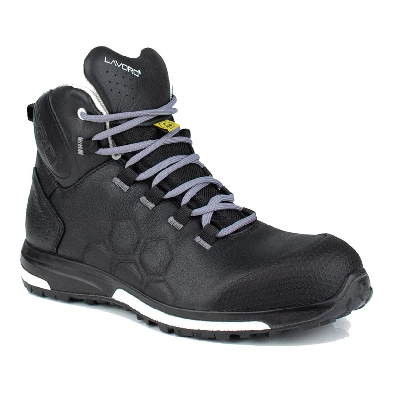 Lavoro 1204.00 TT Range Vader Men Metal Free Shoe, ESD, CE, S3, HRO, SRC, Black, 2.5 Size - Image 1