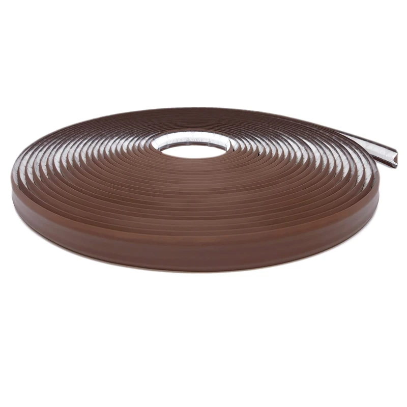 InstaTrim The Original Flexible Trim - 50 Foot LongDark Brown 3/4" Wide Caulk Tape – Self-Adhesive Trim, Peel and Stick Corner Molding – Made in USA - Image 1