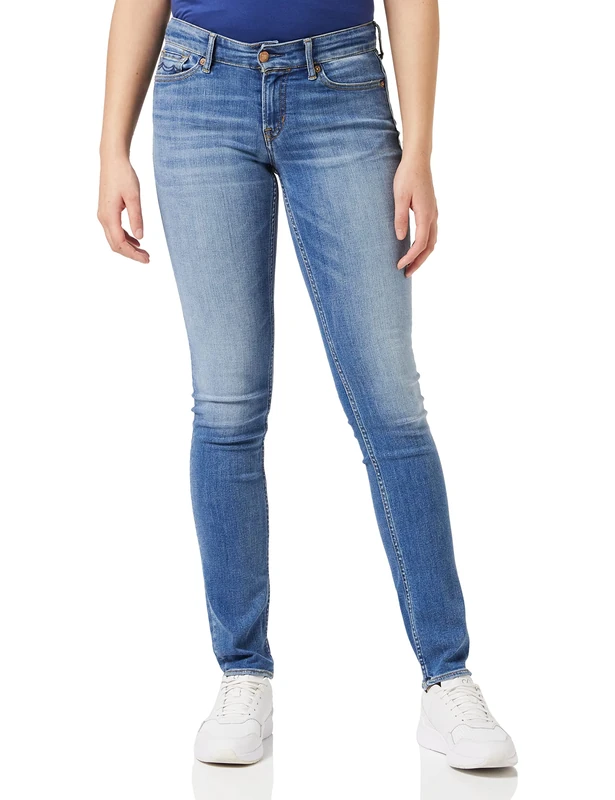 Kings of Indigo Women's EMI Straight Jeans, Blue (Myla Worn in 4049), No Aplica (Size: 26/30)