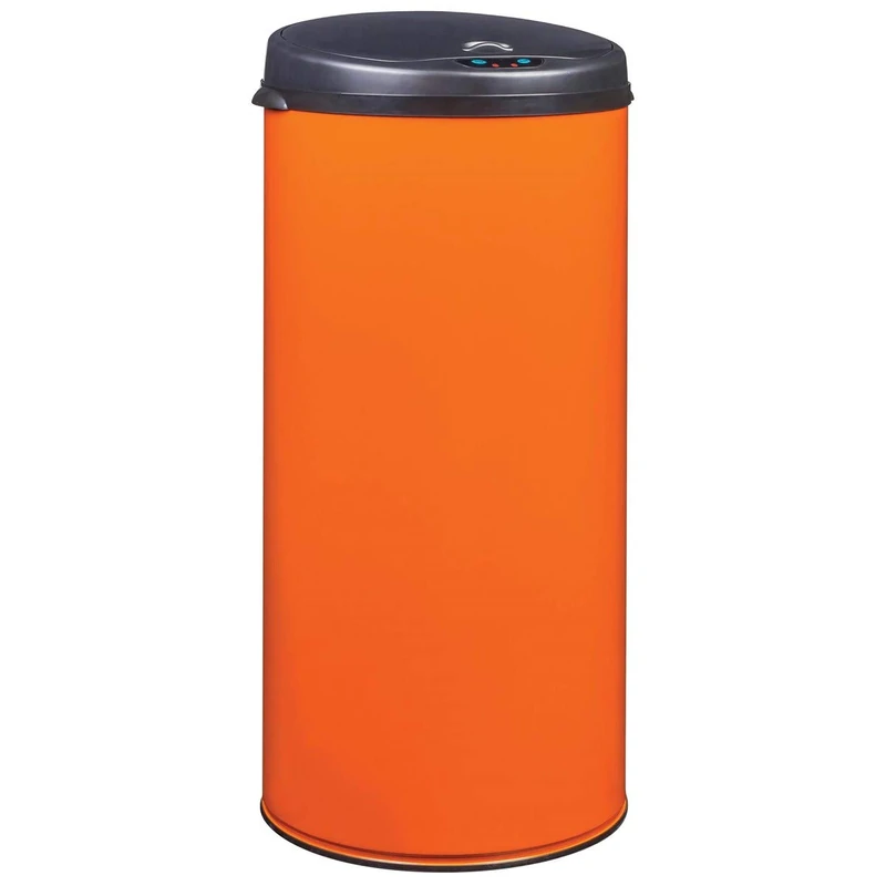 ROSSIGNOL Trash Can, Metal, Orange, One Size