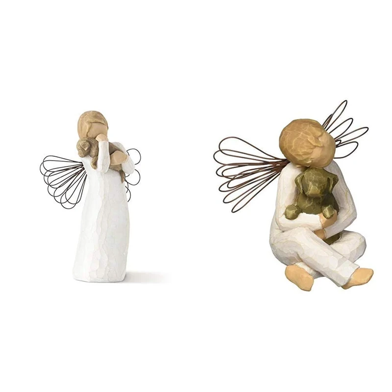 Willow Tree Angel of Friendship & Angel of Comfort Figurines