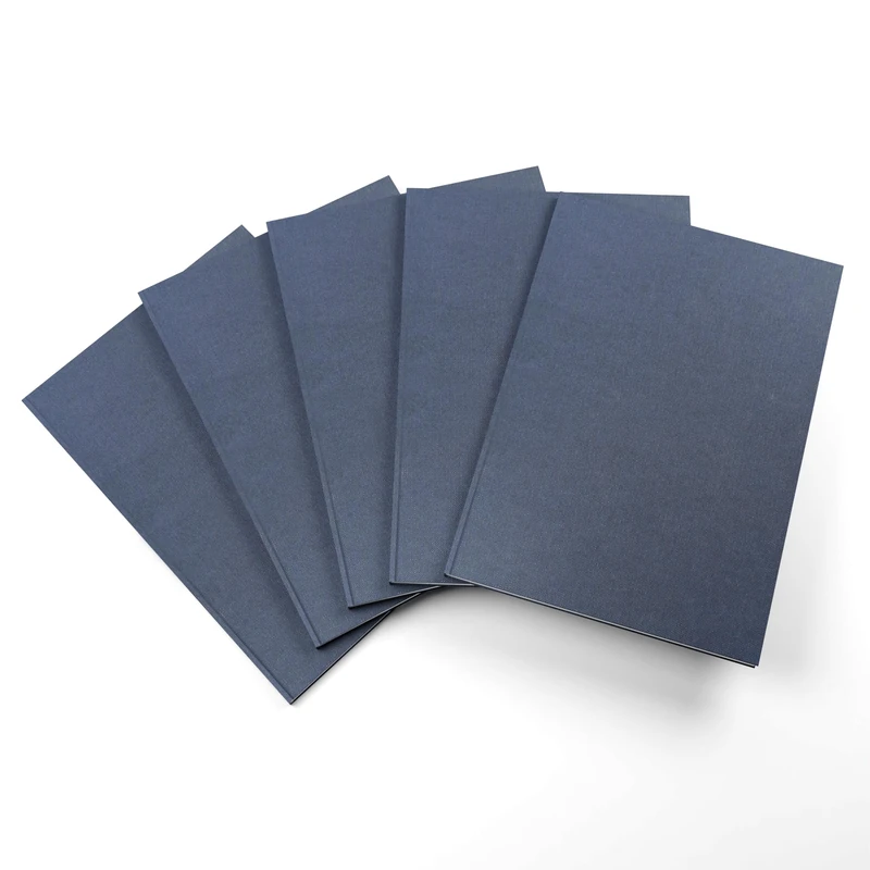 Silvine A4 Hardback Notebook, 192 Lined Pages 70gsm Premium Office [Pack of 5]