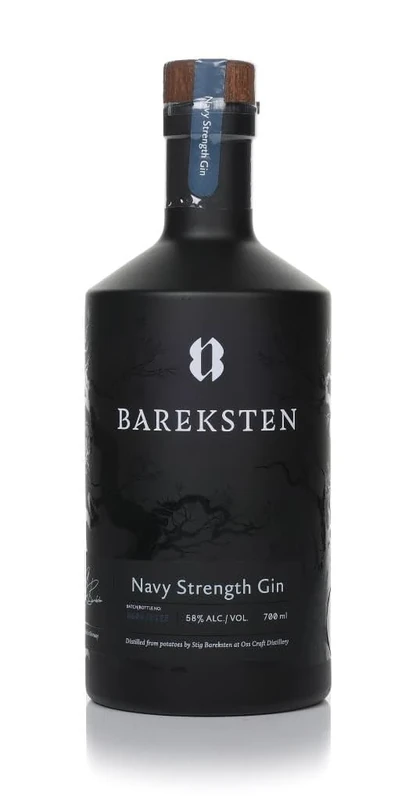 Bareksten | Navy Strength Gin | Spirit of the Year - London spirits competition | 1 x 700ml | with powerful juniper, coriander, blueberries and elderflower | Produced in Norway - Image 1