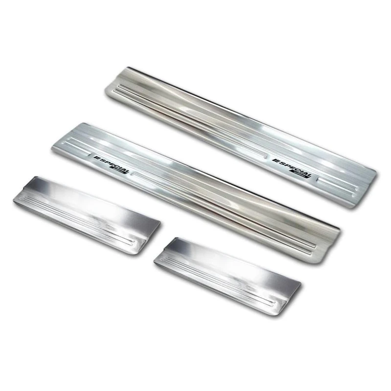 Avisa Inox door sill protectors compatible with Nissan Qashqai I 2007-2013 - 'Special Edition' - 4-pieces