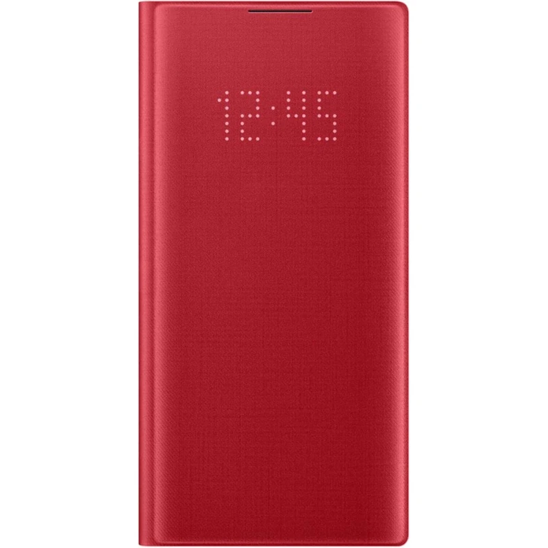Samsung Original Galaxy Note 10 LED View Cover Case - Red