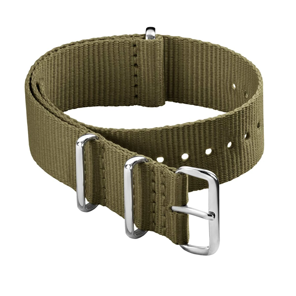 Archer Watch Straps - Classic Nylon NATO Watch Bands (Olive, 22mm)