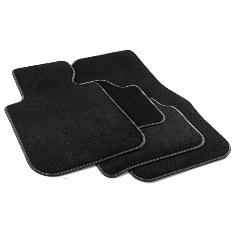 MTM Pro-274 Tappetini Series 1 (F20) / (F21) 10.2011 onwards, su Misura in Velluto Nylon, Bordi in Similpelle e Doppia Impuntura Cromata