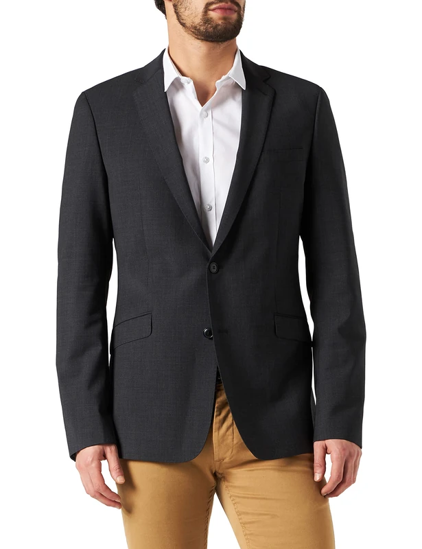 Strellson Premium Men's Allen2.0 Amf2 12 Suit Jacket, Grey (Charcoal 019), 102