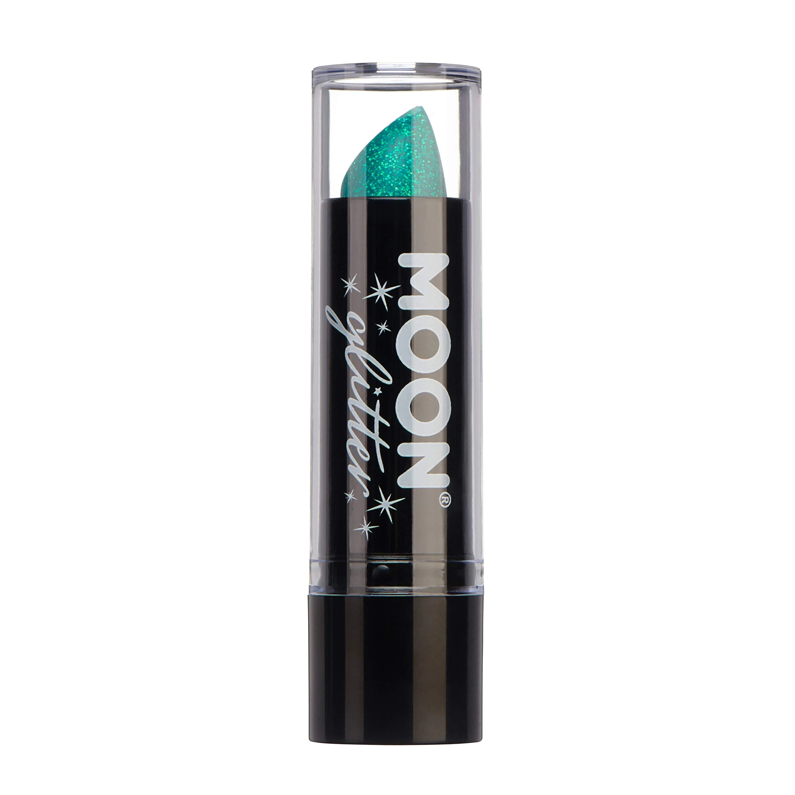 Iridescent Glitter Lipstick by Moon Glitter - 4.2g - Green