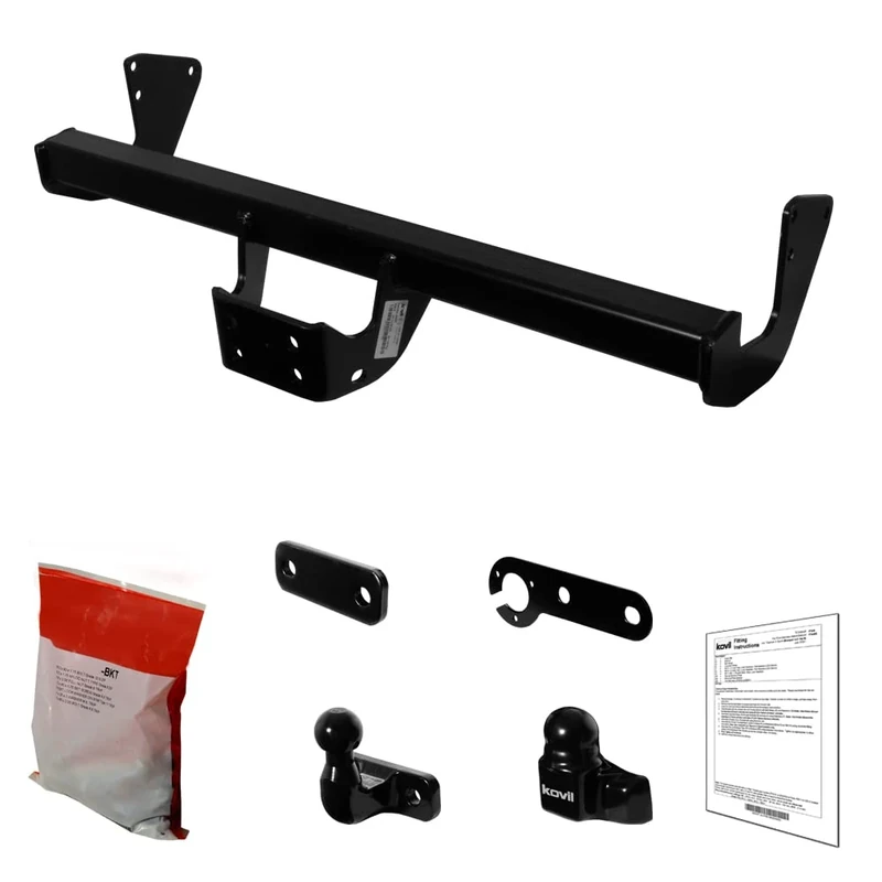 Fixed Flange Commercial Towbar (Four Hole Faceplate) for Citroen Dispatch Spacetourer, Peugeot Export, Toyota Proace, Peugeot Traveller (2016-…)