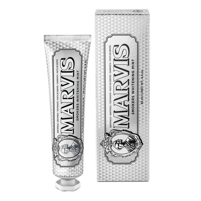 Marvis Smokers Mint Toothpaste 85ml - Whitening & Plaque Control