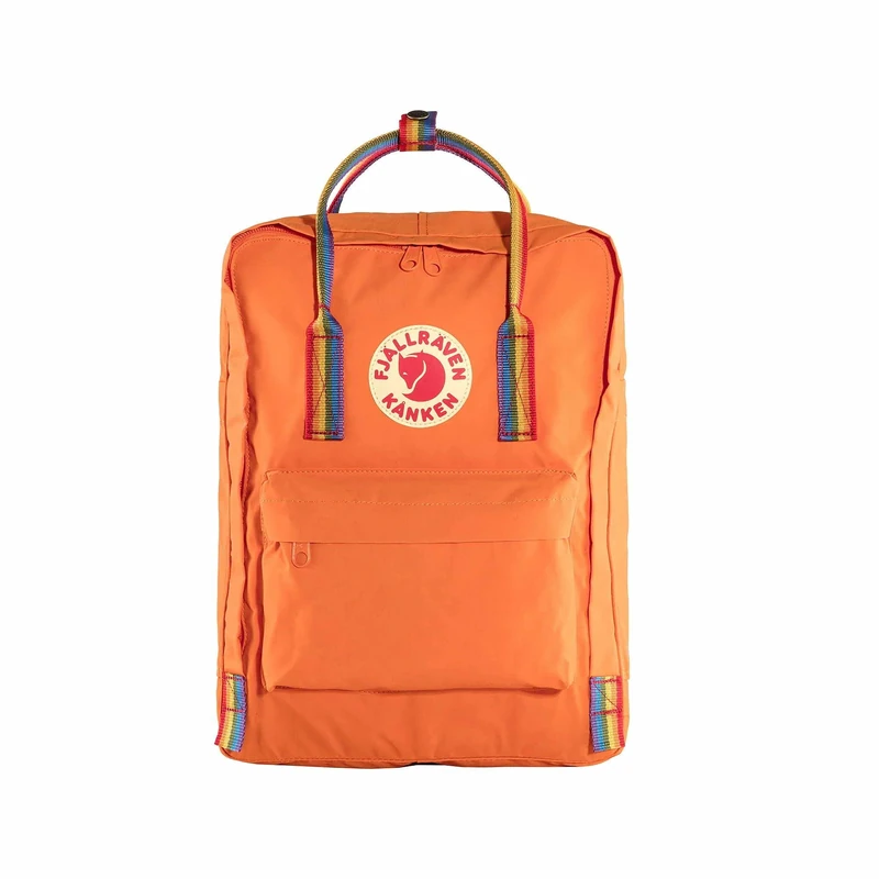 Fjallraven F23620-212-907 Kånken Rainbow Burnt Orange-Rainbow Pattern OneSize