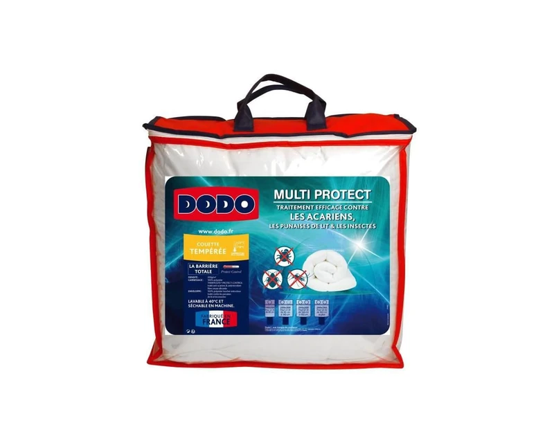 Dodo 140 x 200 cm Single Duvet Multi Protect Soft and Protection Machine Washable at 40°C