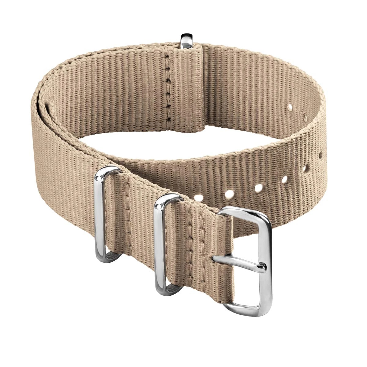 Archer Watch Straps - Classic Nylon NATO Watch Bands (Khaki, 22mm)