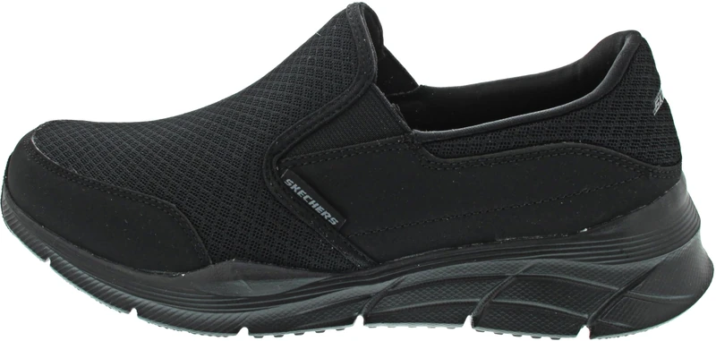 Skechers Men's Equalizer 4.0 Persisting Trainers, Black Mesh Pu Black Trim, 8 UK - Image 1