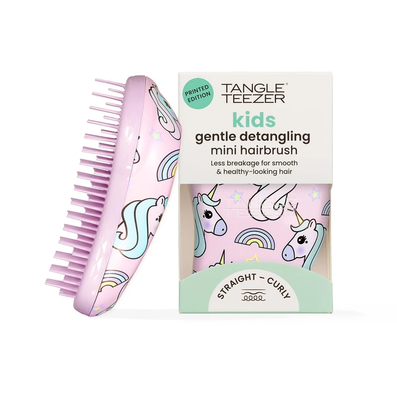Tangle Teezer Mini Detangler - Kids Hair Brush for Wet & Dry Hair