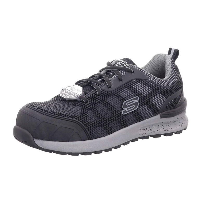 Skechers Women's Bulkln Lyndale Industrial Shoe, Black, 6 UK