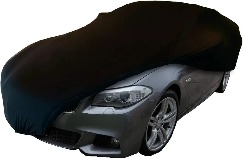 Simply SuperSoft Indoor Car Cover – Large (482×177×117cm) | Breathable, Scratch-Safe, Dust Protection | Elasticated Hem | Premium Soft-Fleece Vehicle Cover