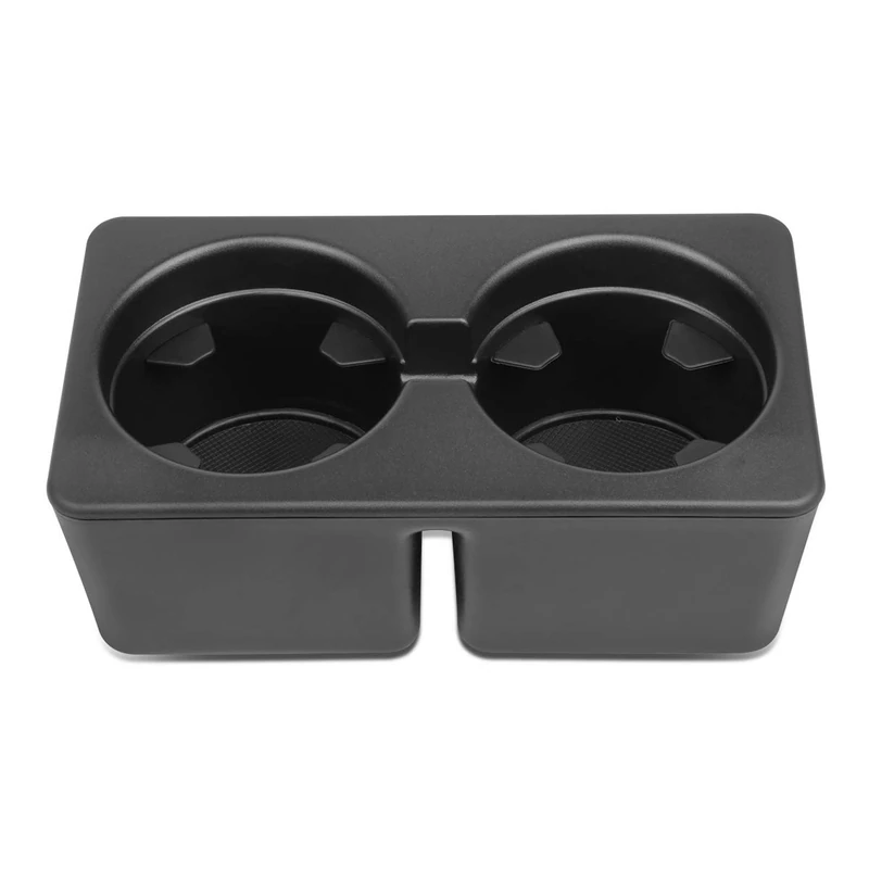 DNA MOTORING ZTL-Y-0049 Front Center Floor Console Cup Holder Inserts Replacement, Black