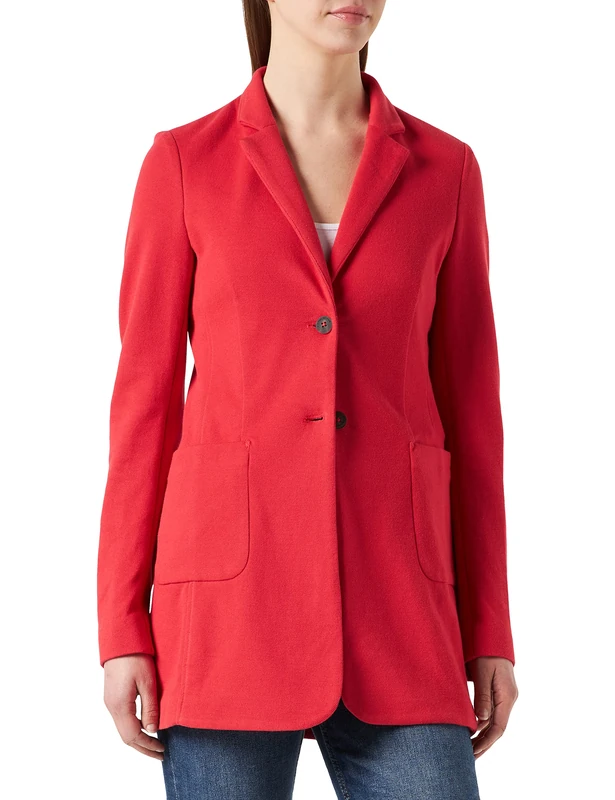 camel active Women's 342245/3985 Suit Jacket, red, 8