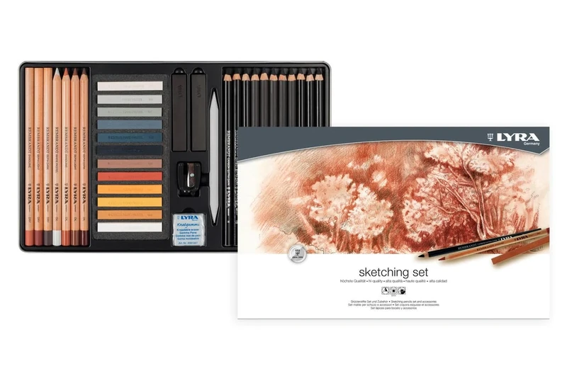 LYRA Rembrandt Art Specials, Fine Art Sketching Set, 35 Pieces, Assorted Pencils, For Professionals & Students
